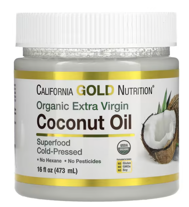 California Gold Nutrition, SUPERFOODS - Cold Pressed Organic Virgin Coconut Oil, 16 fl oz (473 ml)